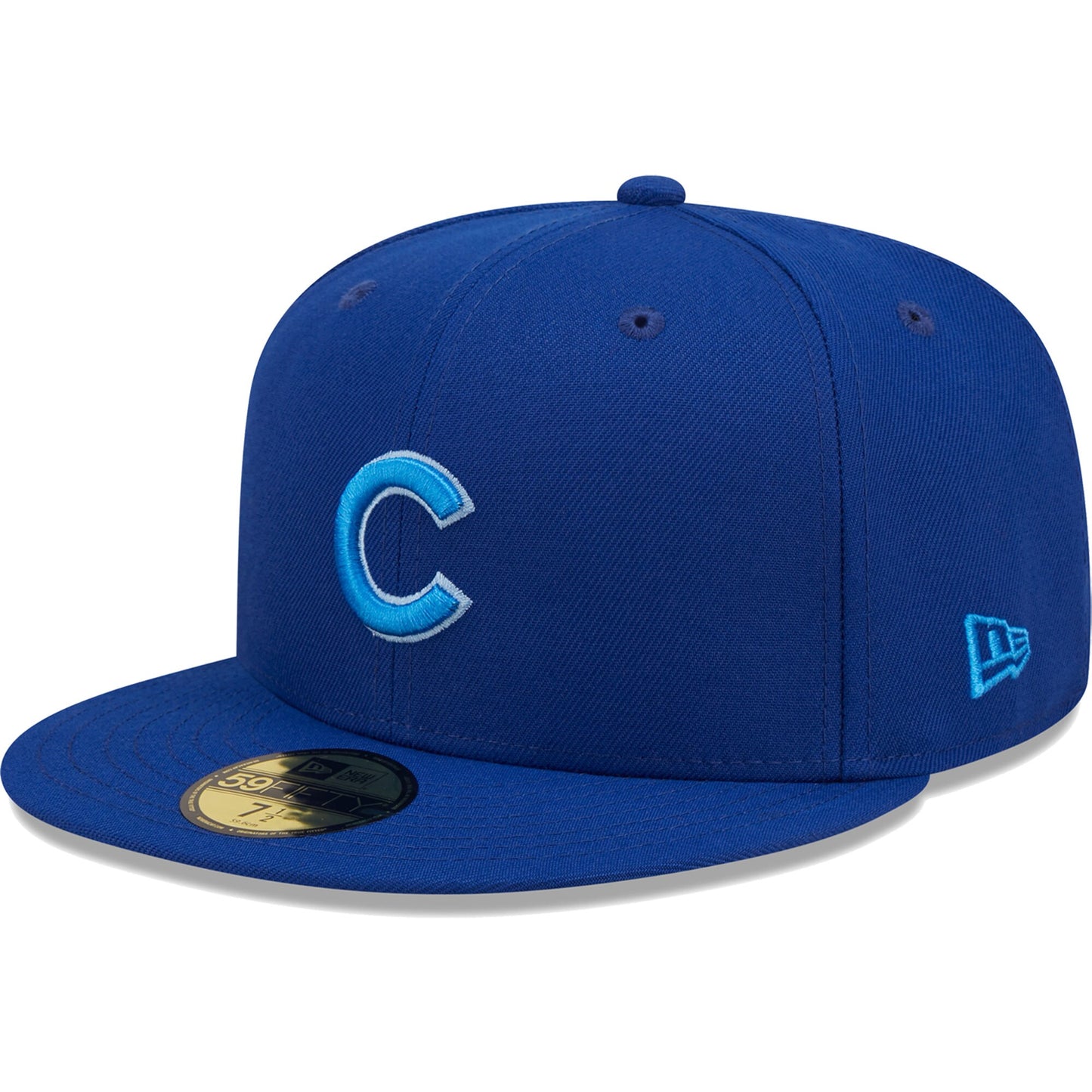 Chicago Cubs New Era Monochrome Camo 59FIFTY Fitted Hat - Royal