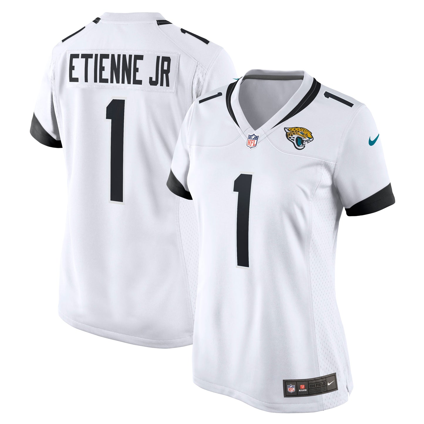 Travis Etienne Jr. Jacksonville Jaguars Nike Women's Game Player Jersey - White