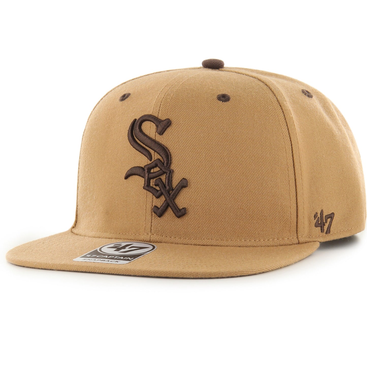 Chicago White Sox '47 Captain Snapback Hat - Toffee