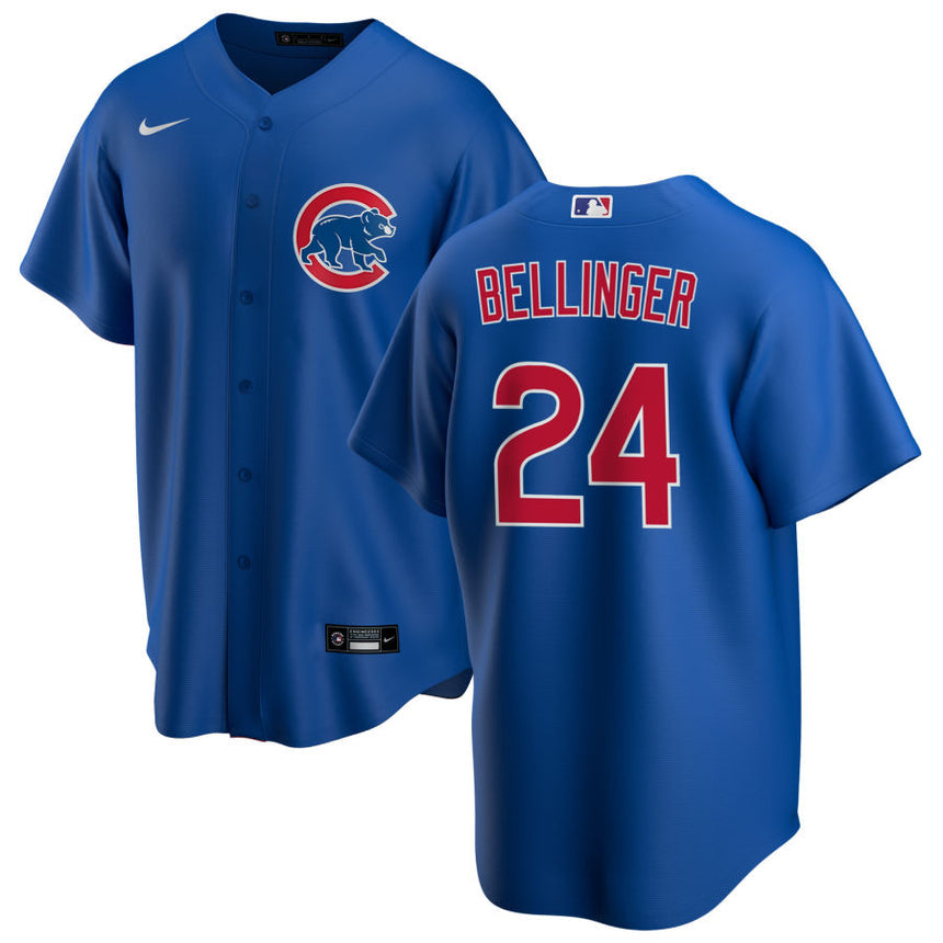 Men's Cody Bellinger Chicago Cubs Alternate Blue Premium Stitch Replica Jersey