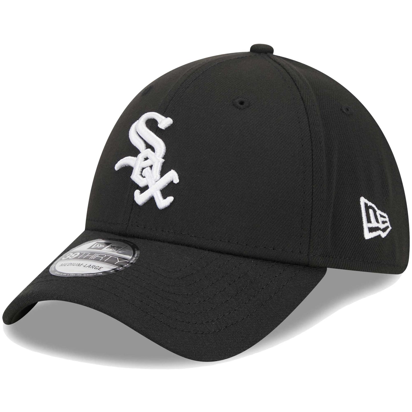 Chicago White Sox New Era Logo 39THIRTY Flex Hat - Black