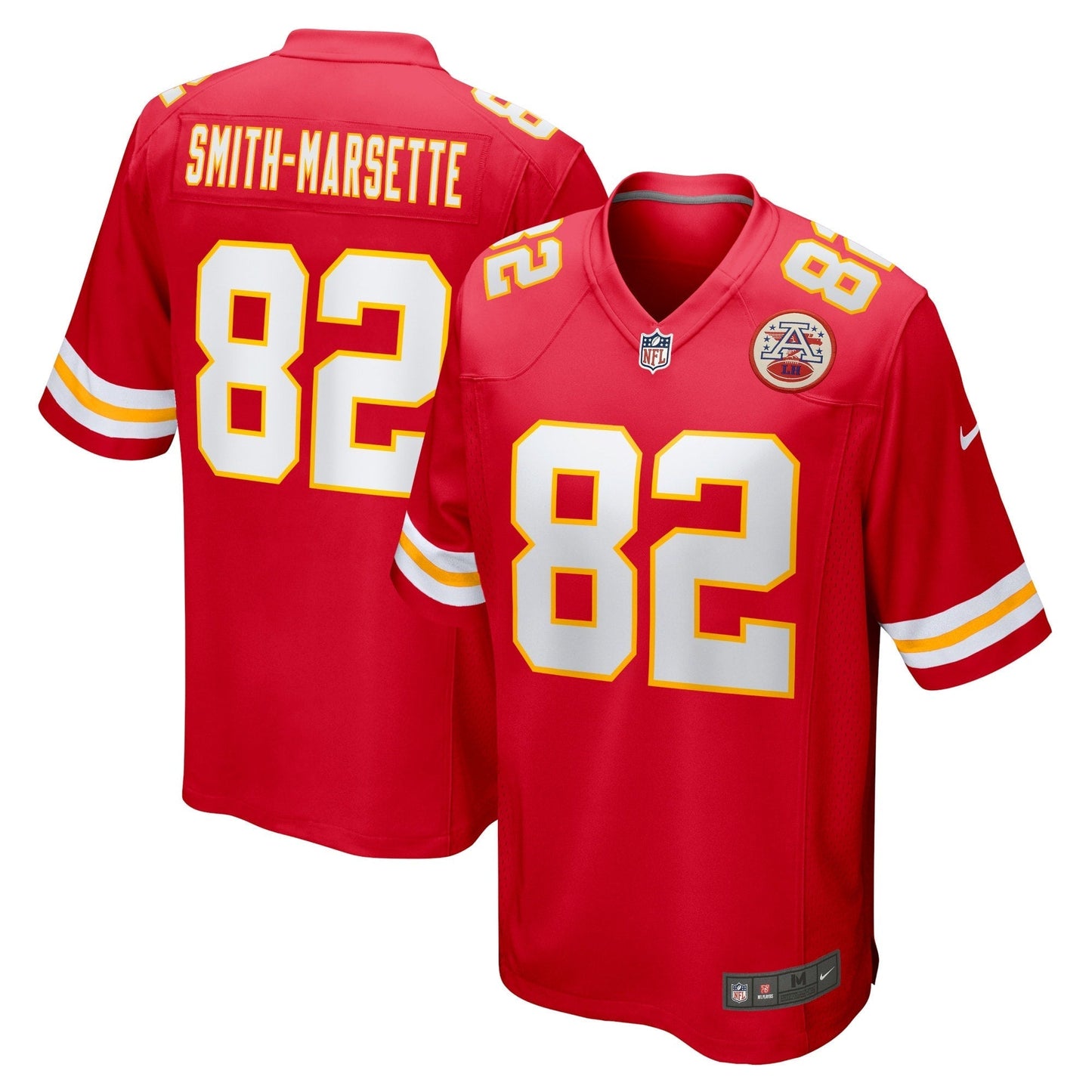 Men's Nike Ihmir Smith-Marsette Red Kansas City Chiefs Home Game Player Jersey