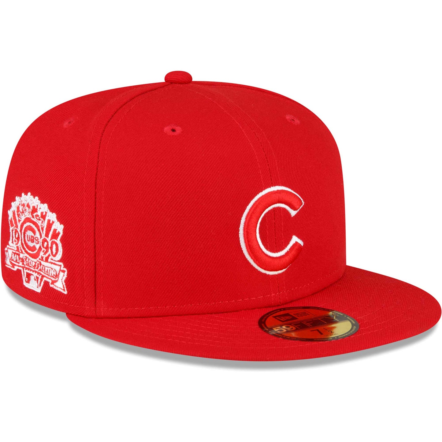 Chicago Cubs New Era Sidepatch 59FIFTY Fitted Hat - Red
