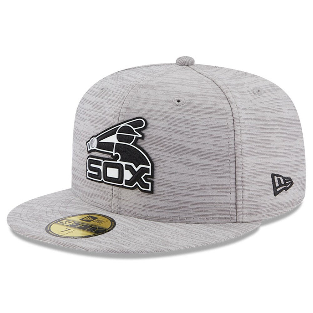 Chicago White Sox New Era 2023 Clubhouse 59FIFTY Fitted Hat - Gray