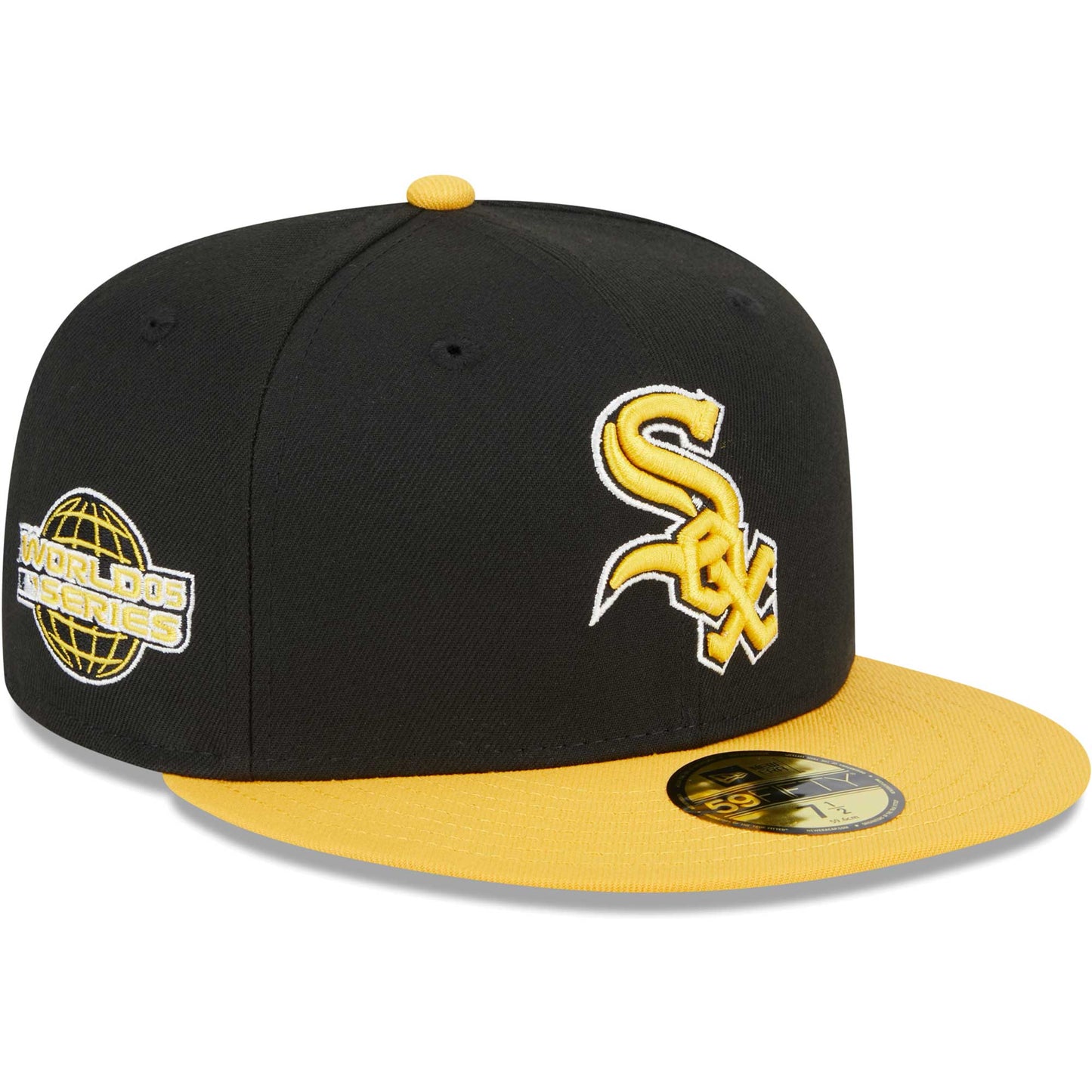 Chicago White Sox New Era 59FIFTY Fitted Hat - Black/Gold