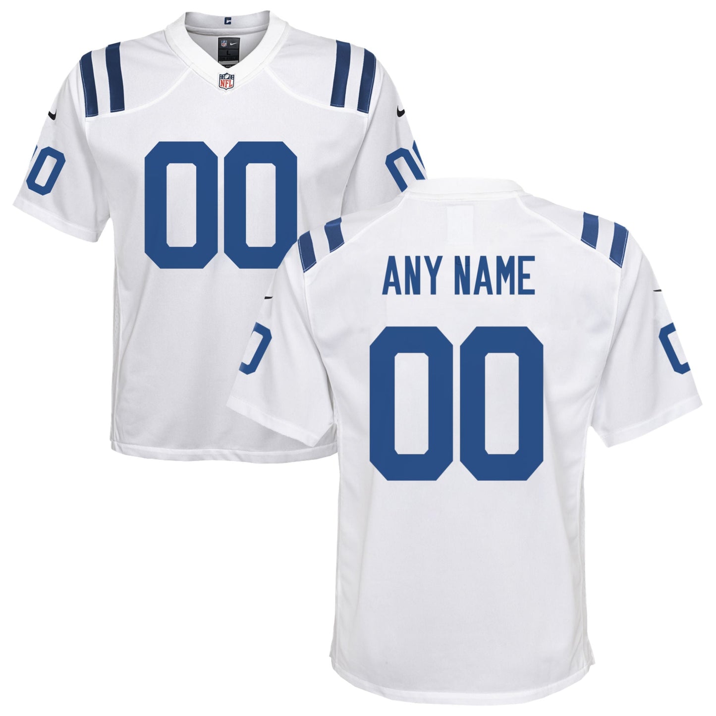 Nike Indianapolis Colts Youth Custom Game Jersey - White