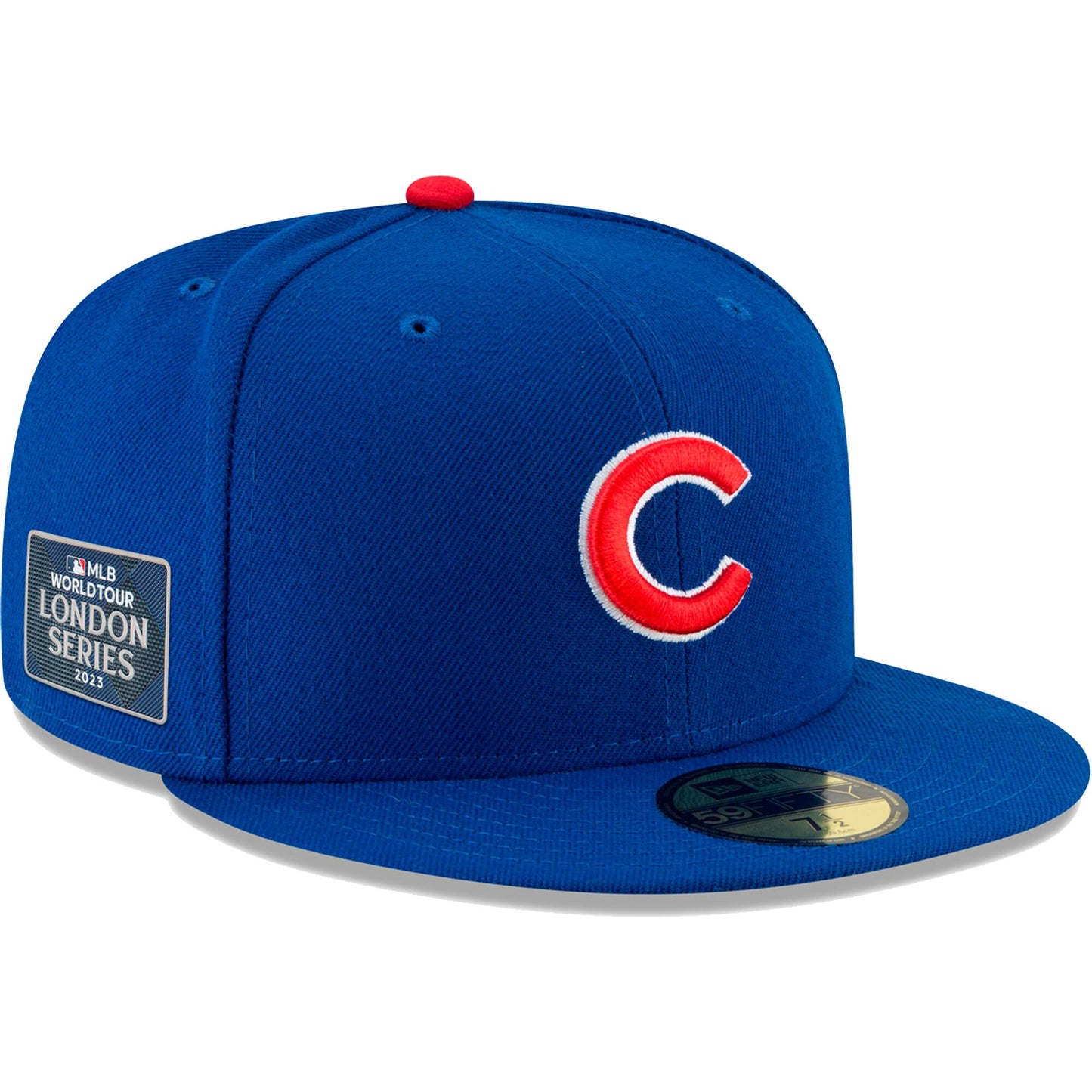 Chicago Cubs New Era On-Field 2023 World Tour London Series 59FIFTY Fitted Hat - Royal