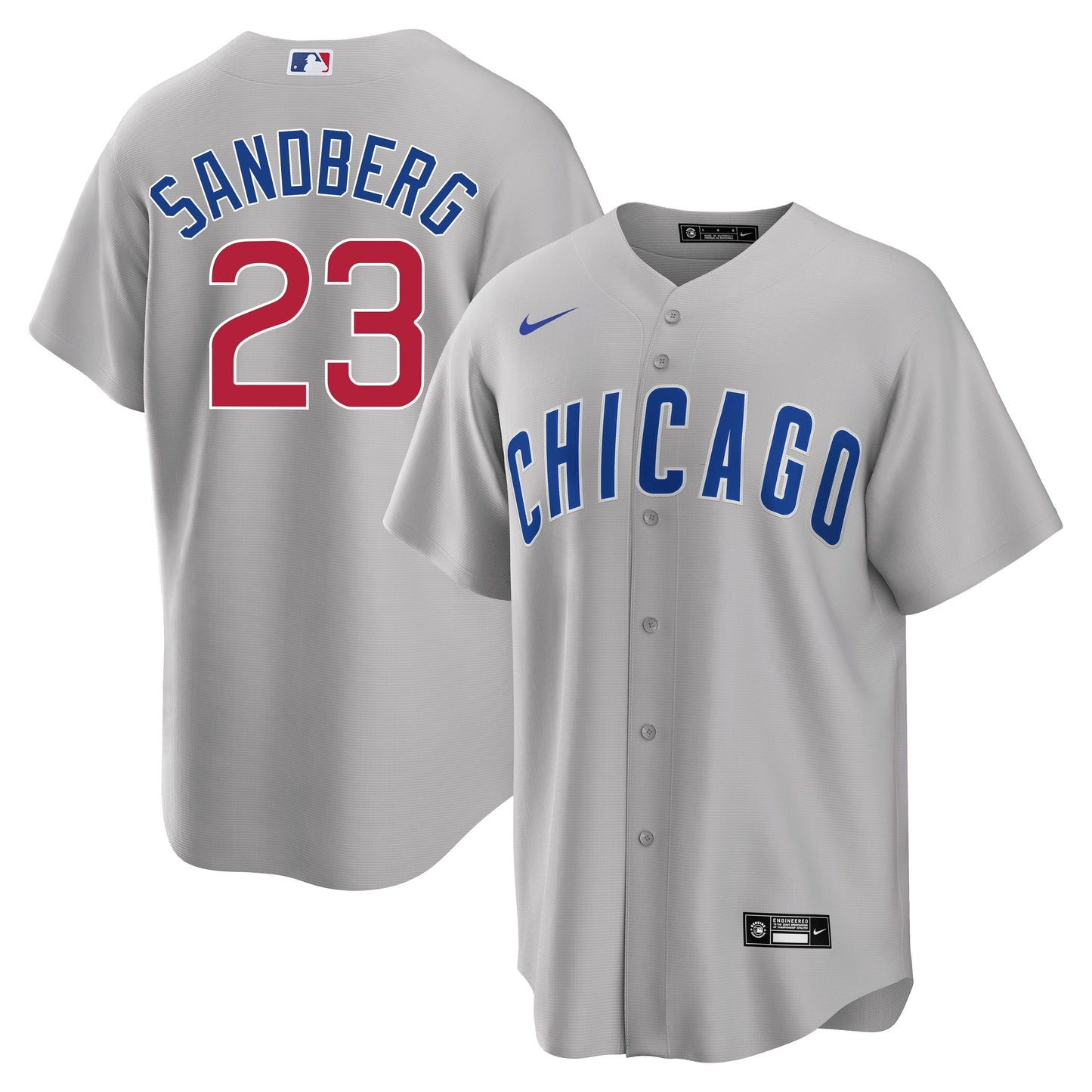 Ryne Sandberg Chicago Cubs Road Gray Men's Replica Jersey