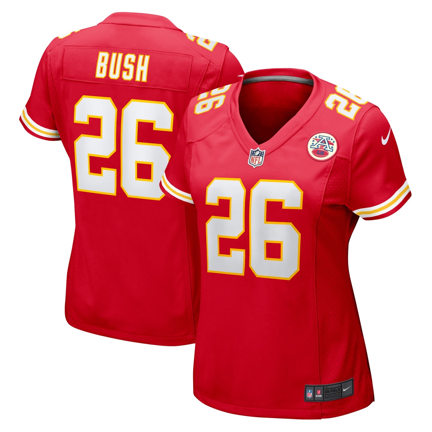 Deon Bush Kansas City Chiefs Nike Women's Game Player Jersey - Red