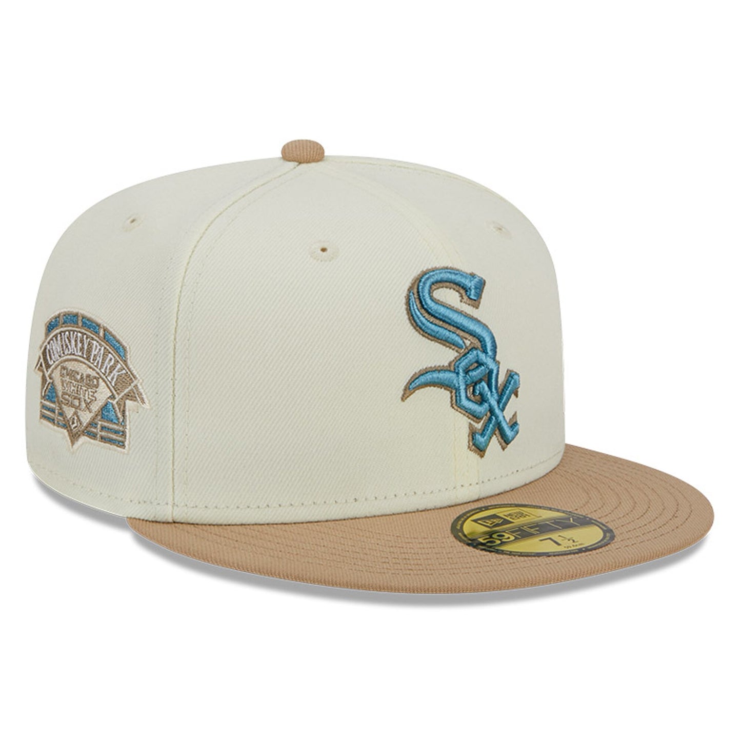 Chicago White Sox New Era City Icon 59FIFTY Fitted Hat - White