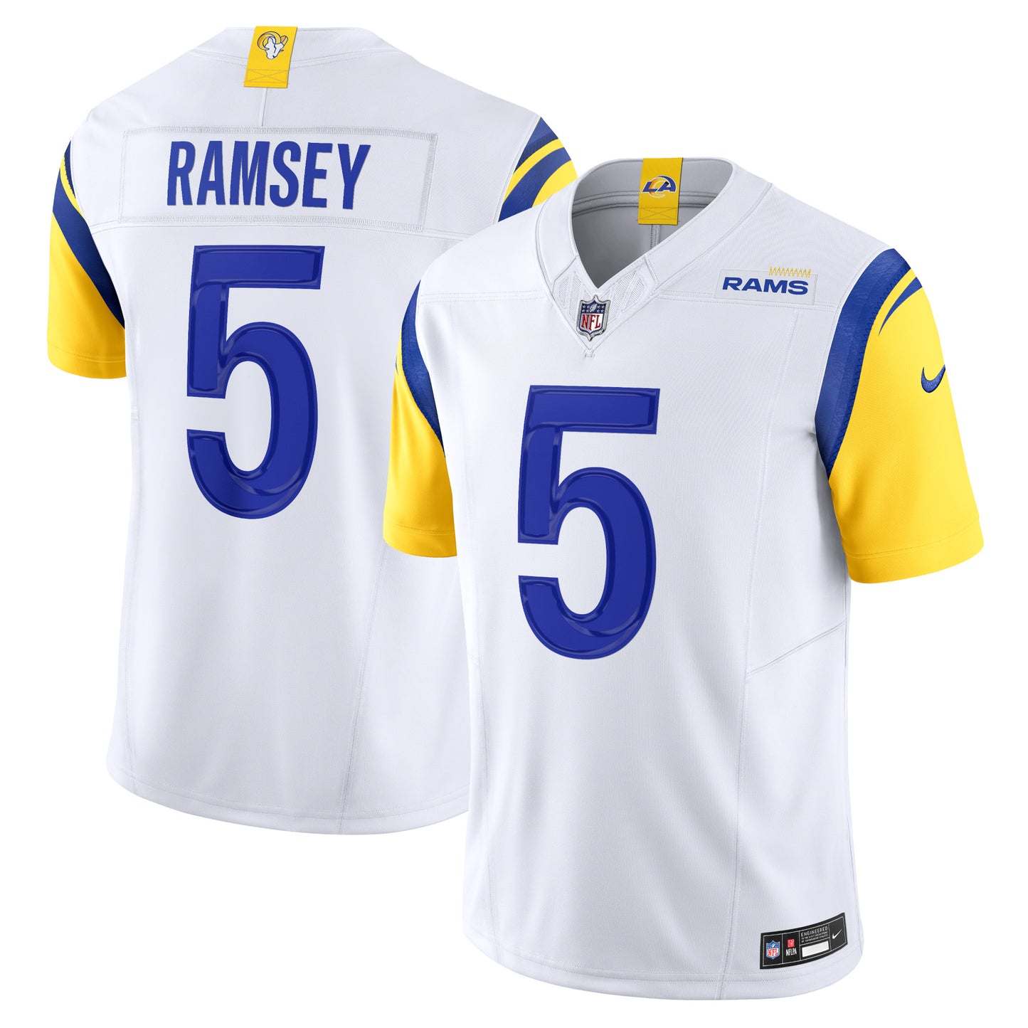 Jalen Ramsey Los Angeles Rams Nike Vapor F.U.S.E. Limited Jersey - White