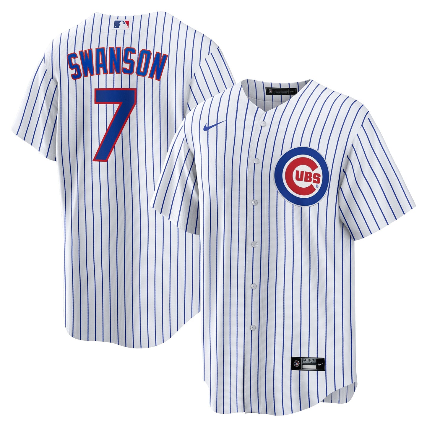 Dansby Swanson Chicago Cubs Nike Replica Player Jersey - White