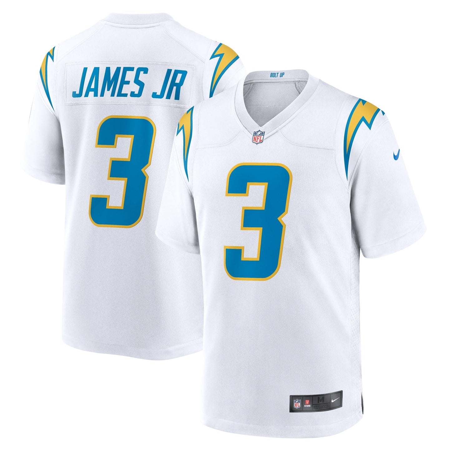 Men's Nike Derwin James Jr. White Los Angeles Chargers Game Jersey