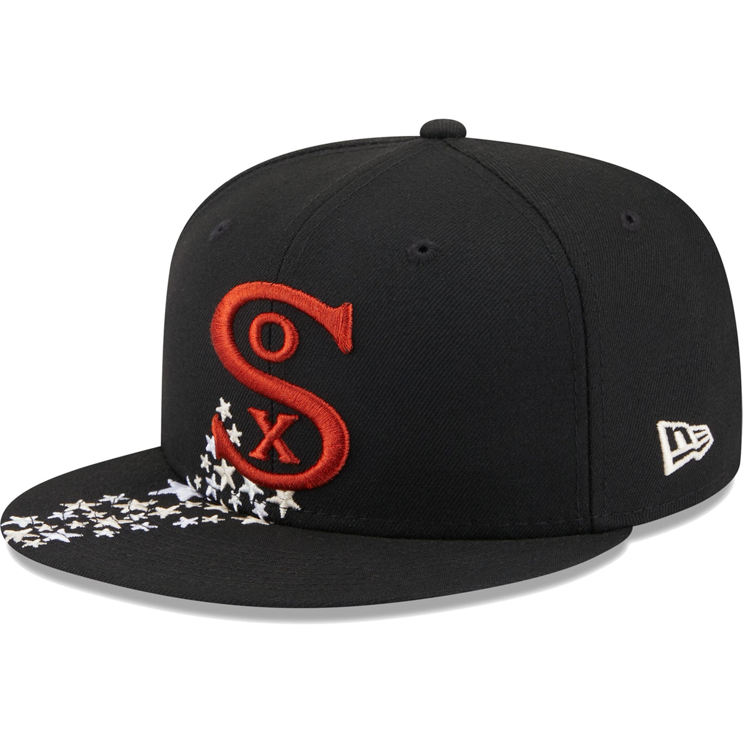 Chicago White Sox New Era Meteor 59FIFTY Fitted Hat - Black