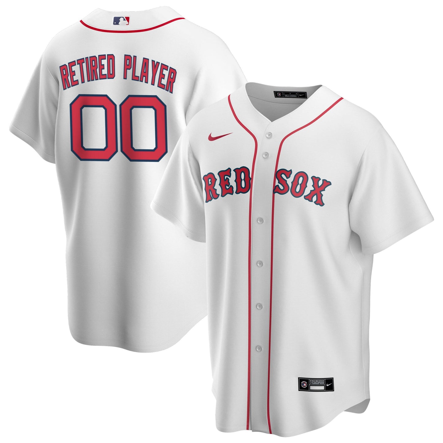 Boston Red Sox Nike Home Pick-A-Player Retired Roster Replica Jersey - White
