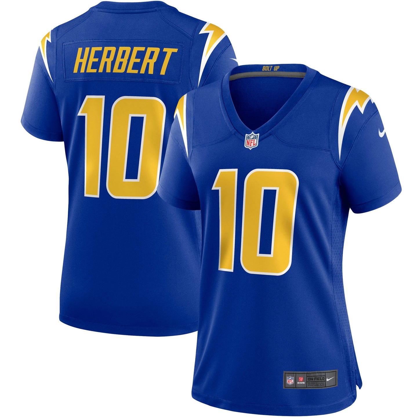 Justin Herbert Los Angeles Chargers Nike Women's Game Jersey - Royal