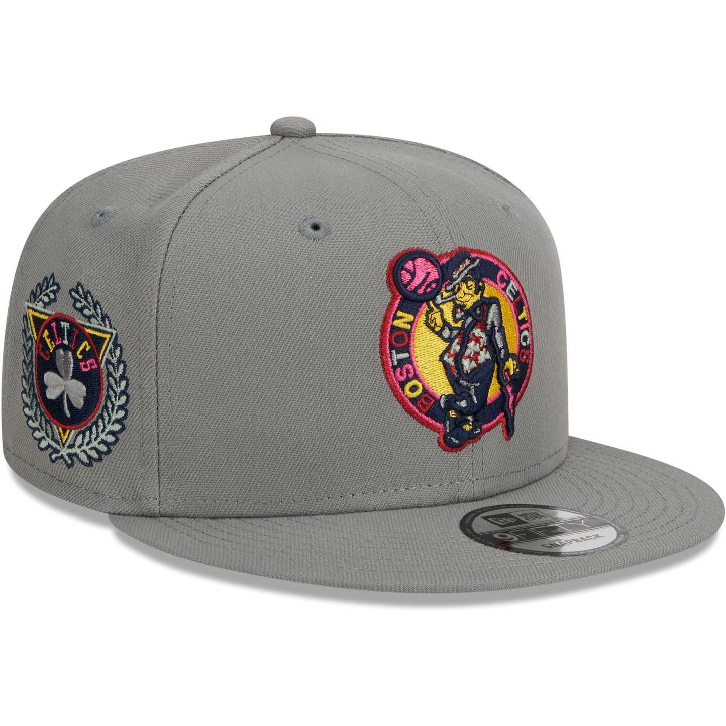Boston Celtics New Era Color Pack 9FIFTY Snapback Hat - Gray