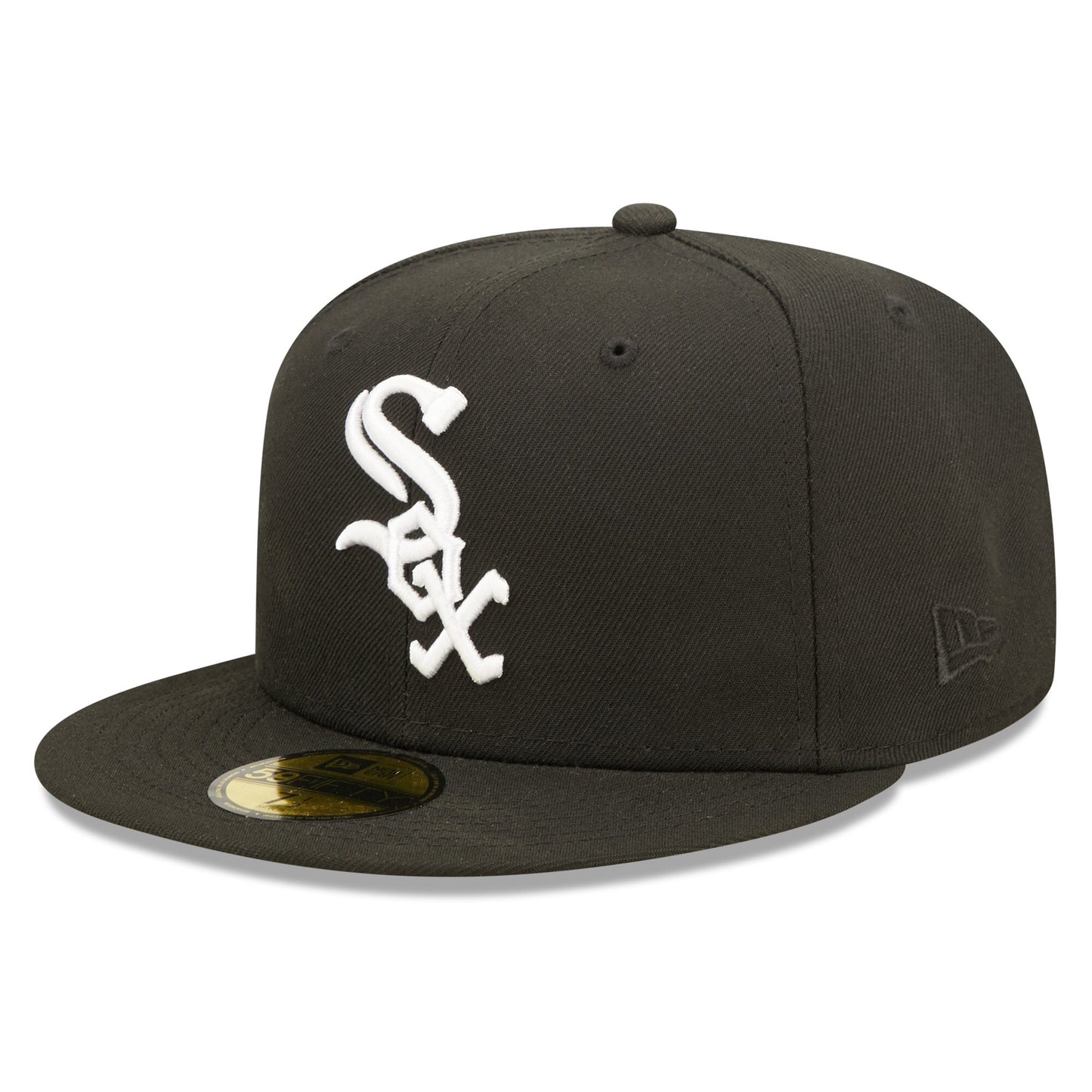 Chicago White Sox New Era Team Logo 59FIFTY Fitted Hat - Black