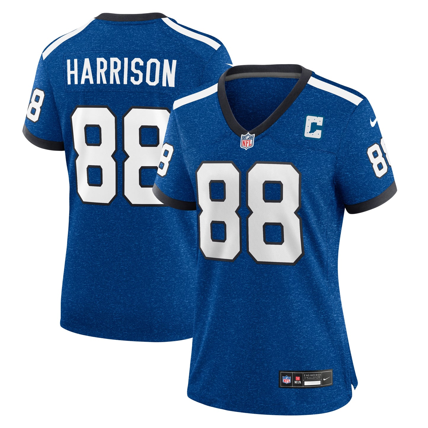 Marvin Harrison Indianapolis Colts Nike Women's Indiana Nights Alternate Game Jersey - Royal