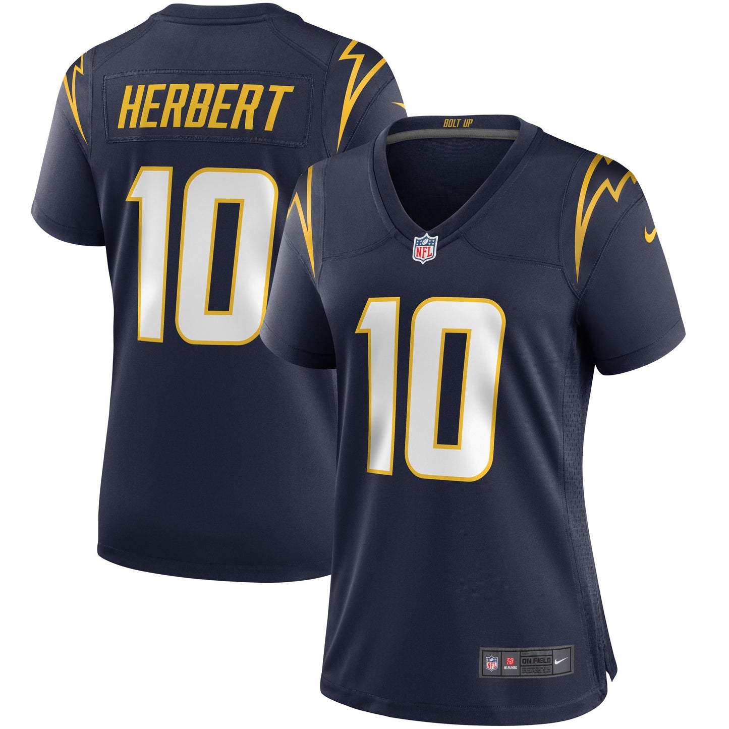 Justin Herbert Los Angeles Chargers Nike Women's Game Jersey - Navy