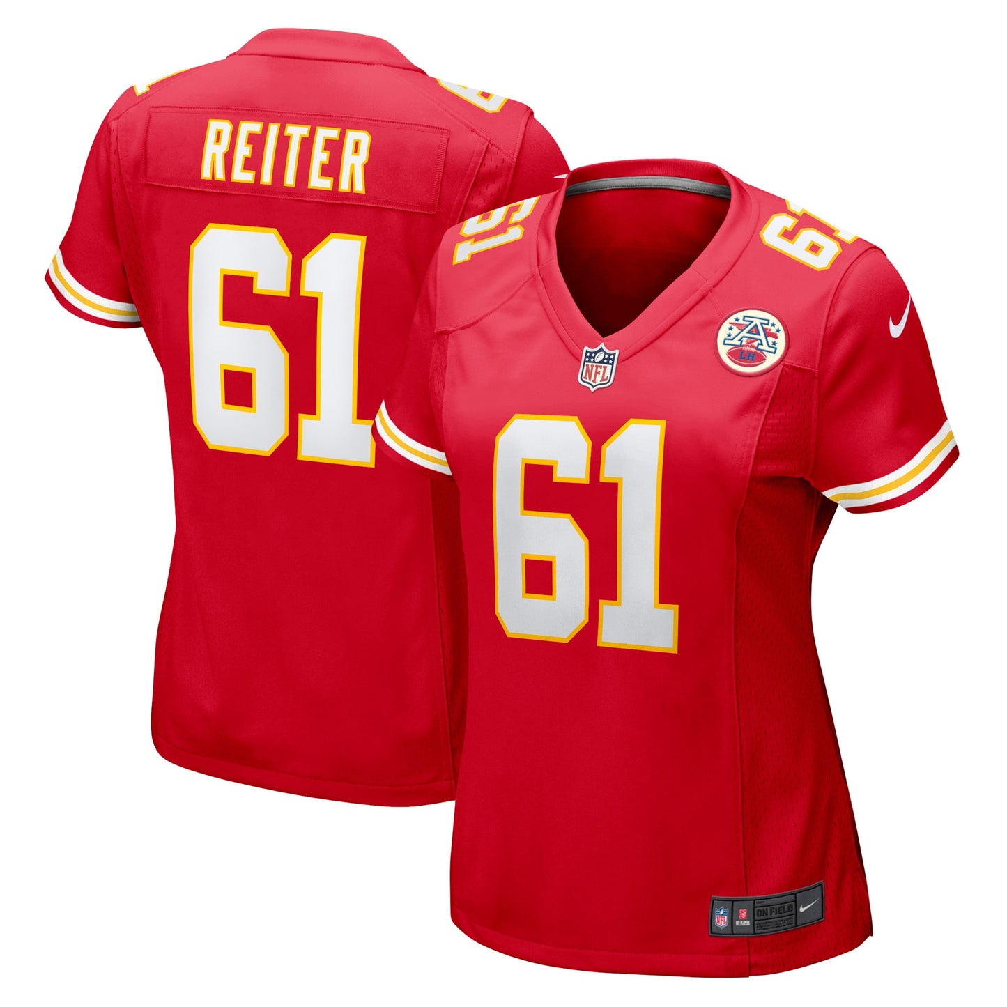 Austin Reiter Kansas City Chiefs Nike Women's Game Player Jersey - Red